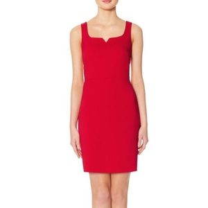 The Limited Red Sleeveless Sheath Dress w Zipper 0